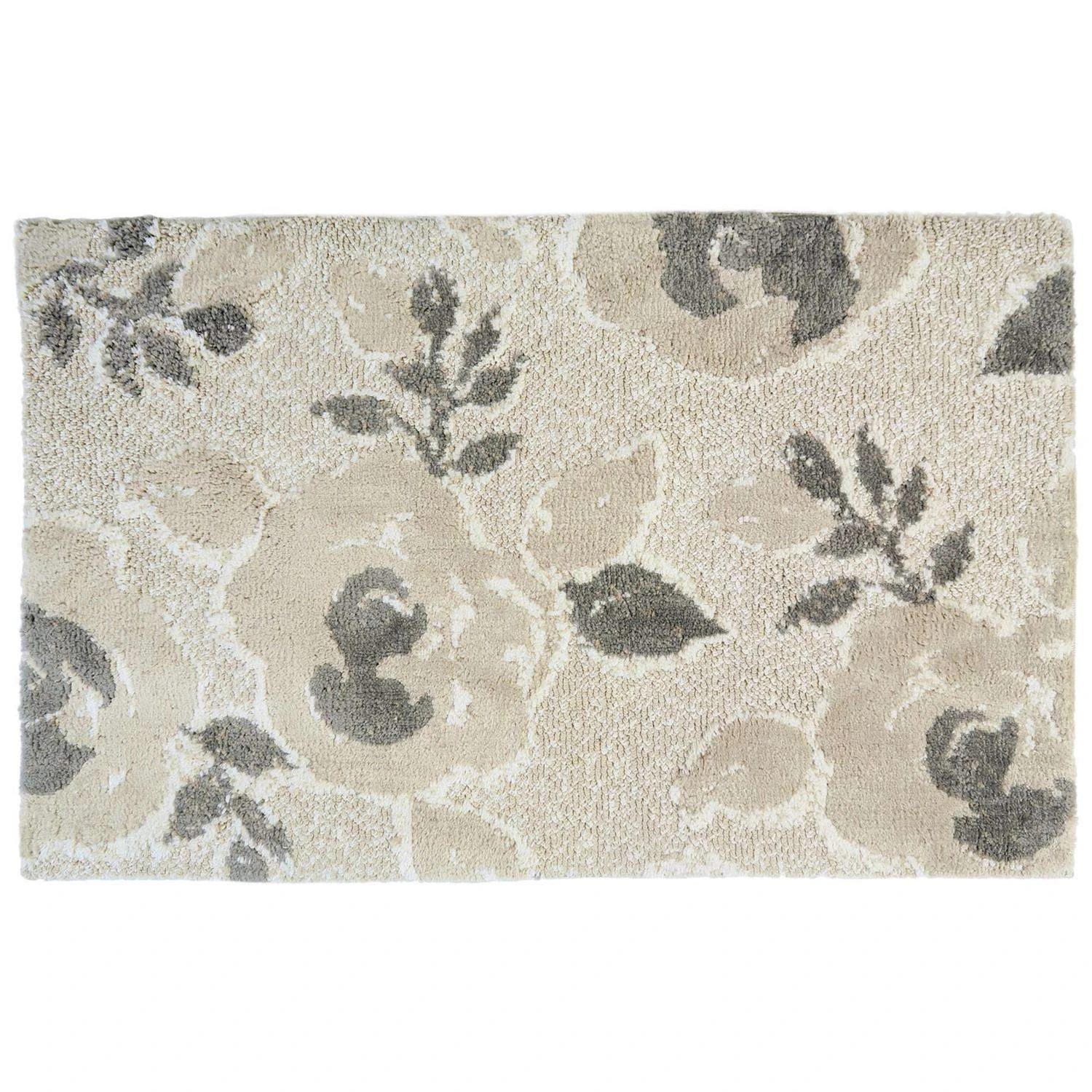 Simple Spaces 21 In. W X 33 In. L Multicolored Mocha Roses Polyester Rug 3 Simple Spaces 21 In. W X 33 In. L Multicolored Mocha Roses Polyester Rug