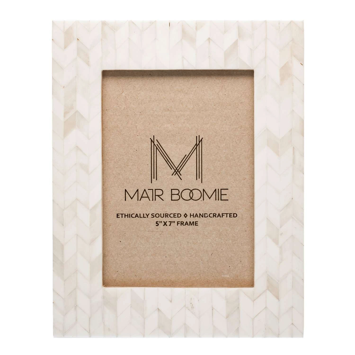 Matr Boomie Artemis Pearl Bone Picture Frame 9.5 In. H X 7.5 In. W 3 Matr Boomie Artemis Pearl Bone Picture Frame 9.5 In. H X 7.5 In. W