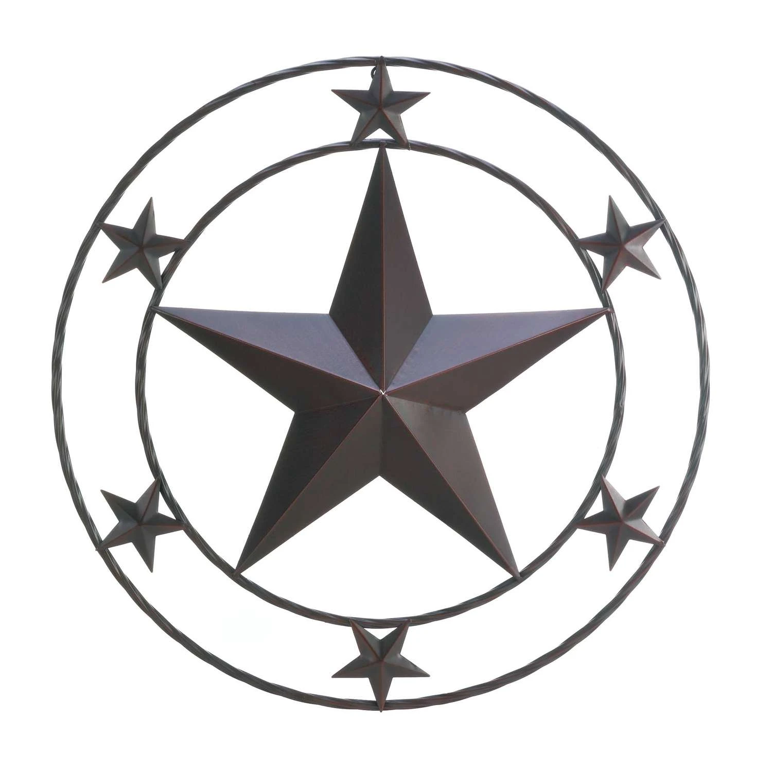 Accent Plus 24 In. H X 4 In. W X 24 In. L Texas Star Cast Iron Wall Decoration 3 Accent Plus 24 In. H X 4 In. W X 24 In. L Texas Star Cast Iron Wall Decoration