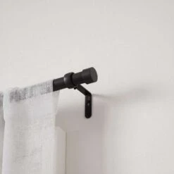 Umbra Cappa Brushed Black Curtain Rod 66 In. L X 120 In. L -Umbra || Yankee Candle Sales 0a50f739 8b67 4dc6 b4e0 b5e558f54b72