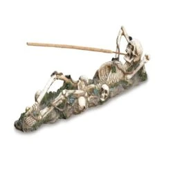 Dragon Crest 2.125 In. H X 3.125 In. W X 10.5 In. L Lazy Bones Poly Resin Decorative Incense Burner