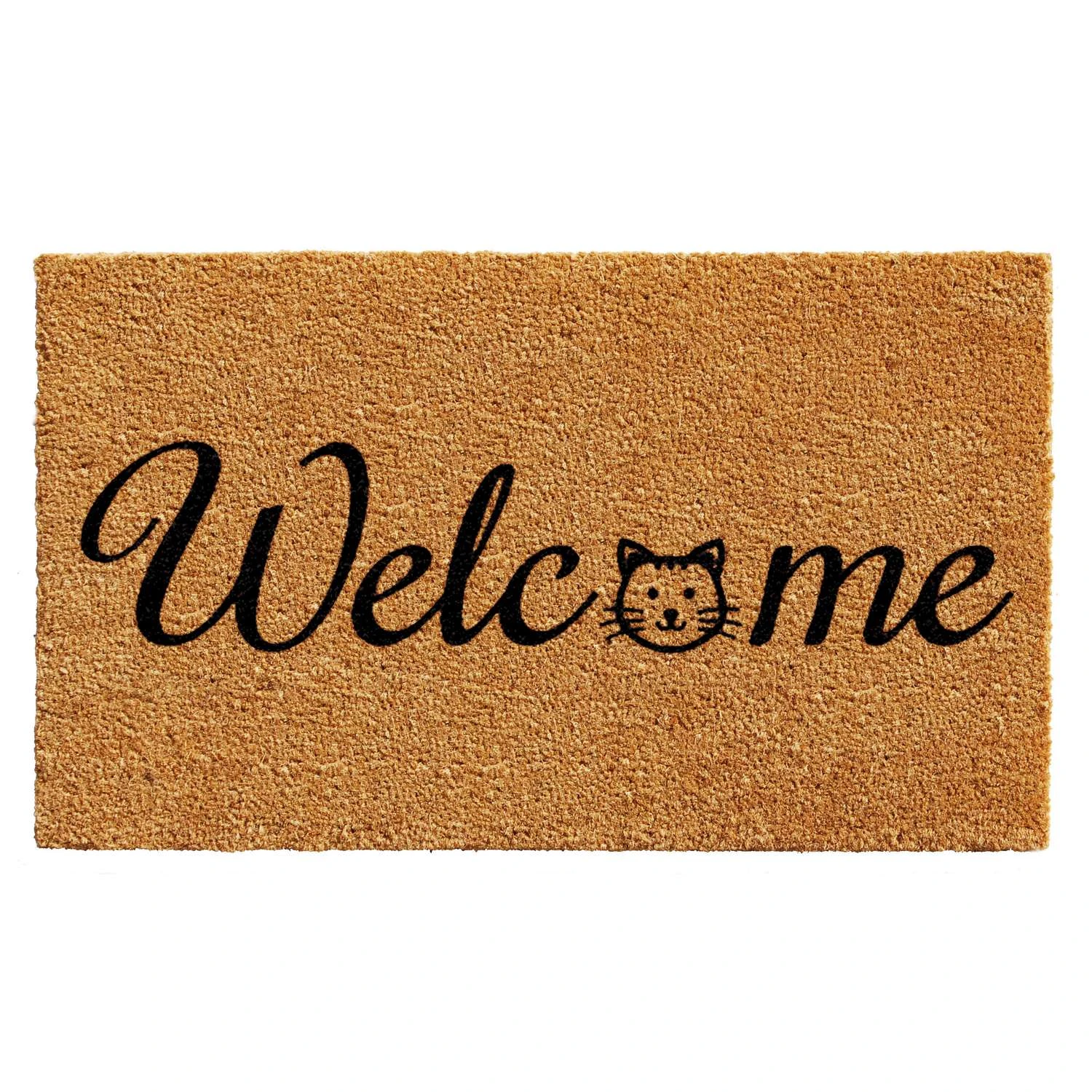 Home & More 1.42 W X 2.42 L Multi-color Kitty Welcome Coir Door Mat 3 Home & More 1.42 W X 2.42 L Multi-color Kitty Welcome Coir Door Mat