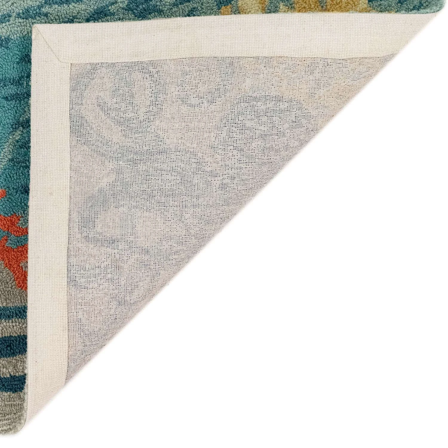 Liora Manne Frontporch 1.67 In. W X 2.5 In. L Multi-color Octopus Polyester Accent Rug 7 Liora Manne Frontporch 1.67 In. W X 2.5 In. L Multi-color Octopus Polyester Accent Rug - Image 5