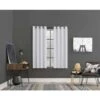Sun Zero Norwich White Blackout Curtains 80 In. W X 63 In. L -Umbra || Yankee Candle Sales 1c7be6a3 4113 4bf8 869a 6561eec796a3