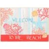 Olivia's Home 22 In. W X 32 In. L Multicolored Welcome To The Beach Polyester Accent Rug 1 Olivia's Home 22 In. W X 32 In. L Multicolored Welcome To The Beach Polyester Accent Rug -Umbra || Yankee Candle Sales 1d7a6da7 be61 4201 bead b3cf208bd058