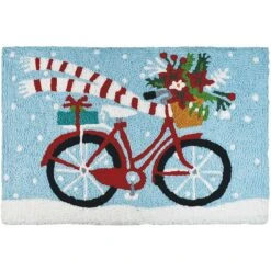 Jellybean 20 In. W X 30 In. L Multi-colored Biking Accent Rug