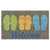 Americo Home Front Runner 18 In. W X 30 In. L Multicolored Flip Flops Welcome Entrance Mat -Umbra || Yankee Candle Sales 1e3c9c5b 2888 4a47 ba2c 0dff58c6c9e6