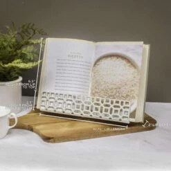 Tripar 7.9 In. H X 8 In. W X 10.75 In. L White Metal Cookbook Stand 7 Tripar 7.9 In. H X 8 In. W X 10.75 In. L White Metal Cookbook Stand -Umbra || Yankee Candle Sales 1fba6fe0 0299 4f6b a998 4d3594bb007b