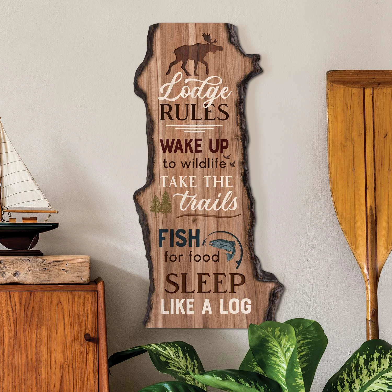 P. Graham Dunn 23.5 In. H X 0.75 In. W X 12 In. L Multicolored Wood Barky Sign 5 P. Graham Dunn 23.5 In. H X 0.75 In. W X 12 In. L Multicolored Wood Barky Sign - Image 3