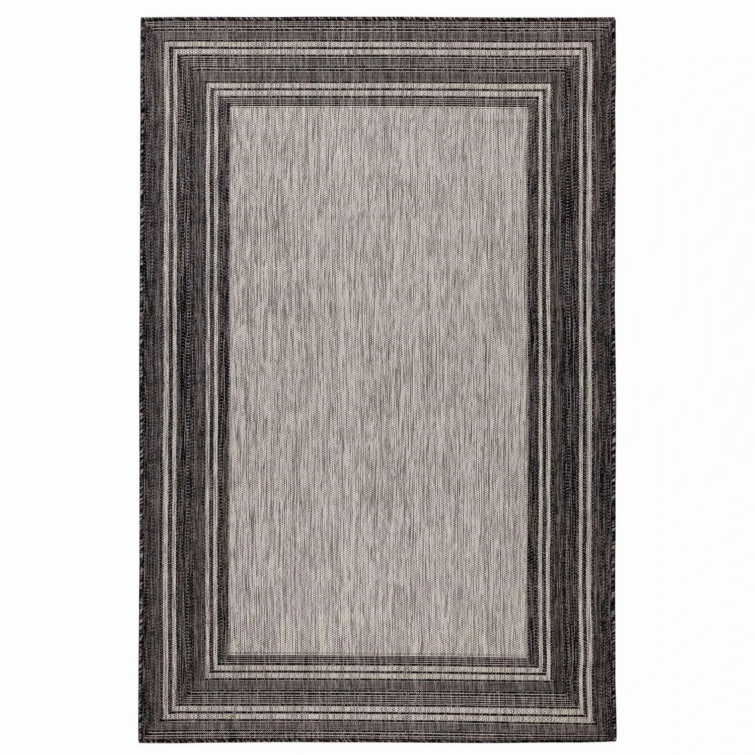Liora Manne Carmel 7.83 Ft. W X 9.83 Ft. L Black Casual Polypropylene Accent Rug 3 Liora Manne Carmel 7.83 Ft. W X 9.83 Ft. L Black Casual Polypropylene Accent Rug