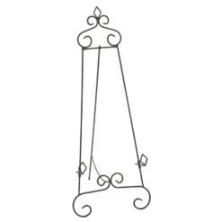 Tripar 35.5 In. H X 14.4 In. W X 17.4 In. L Matte Black Metal Keller Easel