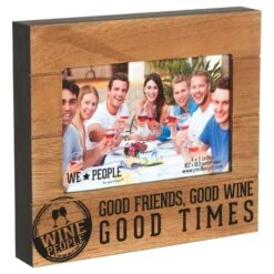 Pavilion We People Natural Black/Brown MDF Picture Frame 1.75 In. H X 8.75 In. W