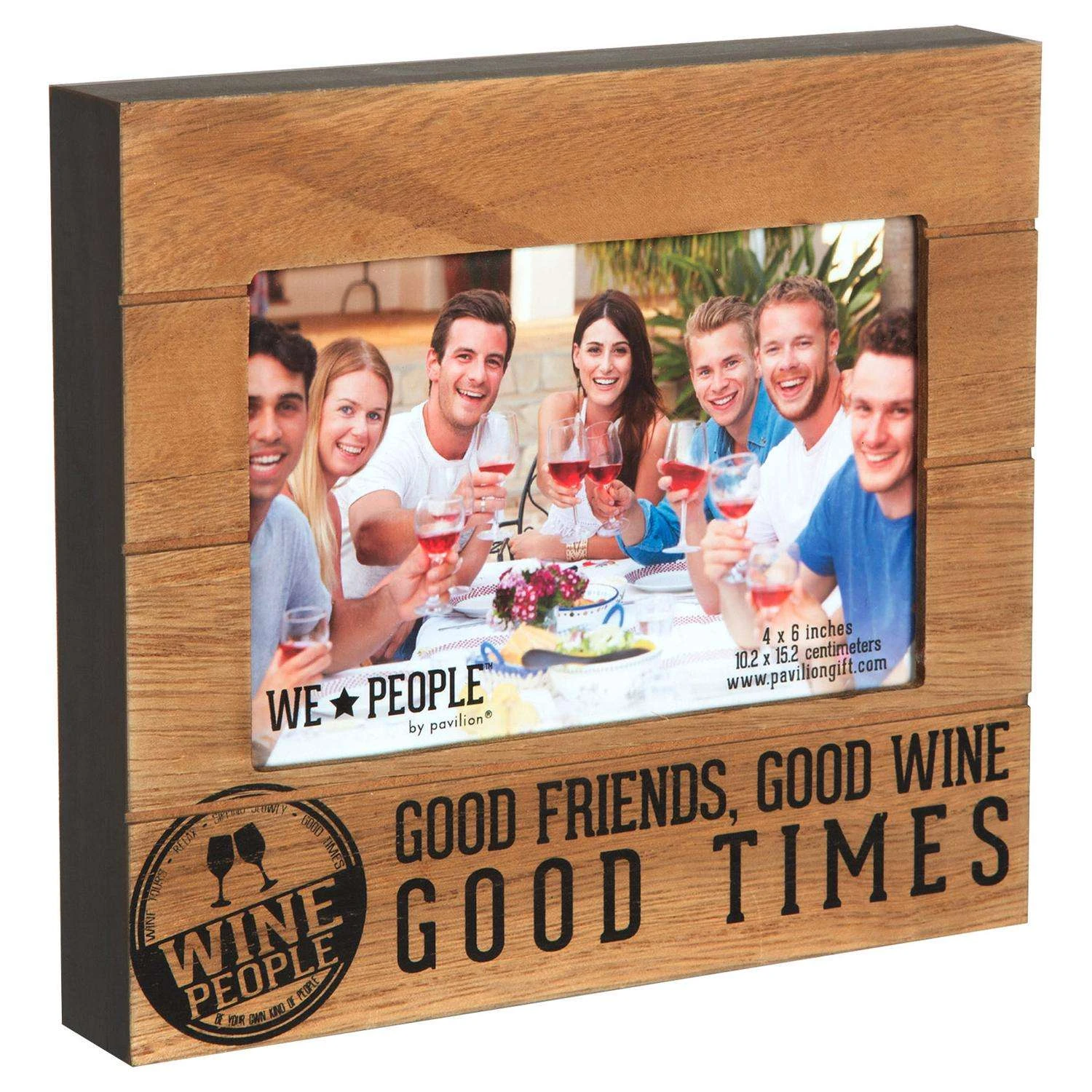 Pavilion We People Natural Black/Brown MDF Picture Frame 1.75 In. H X 8.75 In. W 3 Pavilion We People Natural Black/Brown MDF Picture Frame 1.75 In. H X 8.75 In. W