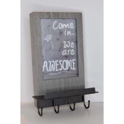 Hi-Jack 11 In. H X 3.5 In. W X 6.25 In. L Gray Metal/Wood Decor/Frame/Key Holder 10 Hi-Jack 11 In. H X 3.5 In. W X 6.25 In. L Gray Metal/Wood Decor/Frame/Key Holder -Umbra || Yankee Candle Sales 335de32d 28ea 497c bda9 8361023ae384