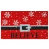 Home & More 1.42 W X 2.42 L Red Christmas Believe Coir Door Mat -Umbra || Yankee Candle Sales 33cbb018 cfe0 4835 bb8d 3440a74c3401