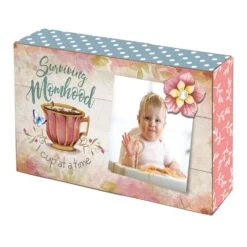 Oak Patch Gifts Cherished Women 4.5 In. H X 1.5 In. W X 7.25 In. L Multicolored Wood Photo Blox