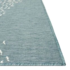 Liora Manne Carmel 4.83 In. W X 7.5 In. L Aqua Casual Polypropylene Accent Rug -Umbra || Yankee Candle Sales 3a87945a e6e5 4f08 8f69 d18d19991295