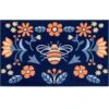 Olivia's Home 22 In. W X 32 In. L Multicolored Spring Bees On Navy Polyester Rug -Umbra || Yankee Candle Sales 3abbddfe 24fa 434d af96 bab79d86277f