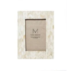 Matr Boomie Pearl Stone Picture Frame 8.5 In. H X 6.5 In. W