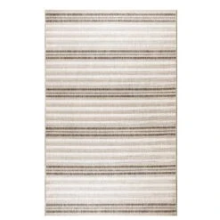 Liora Manne Malibu 4.83 Ft. W X 7.5 Ft. L Neutral Faded Stripe Polypropylene Rug