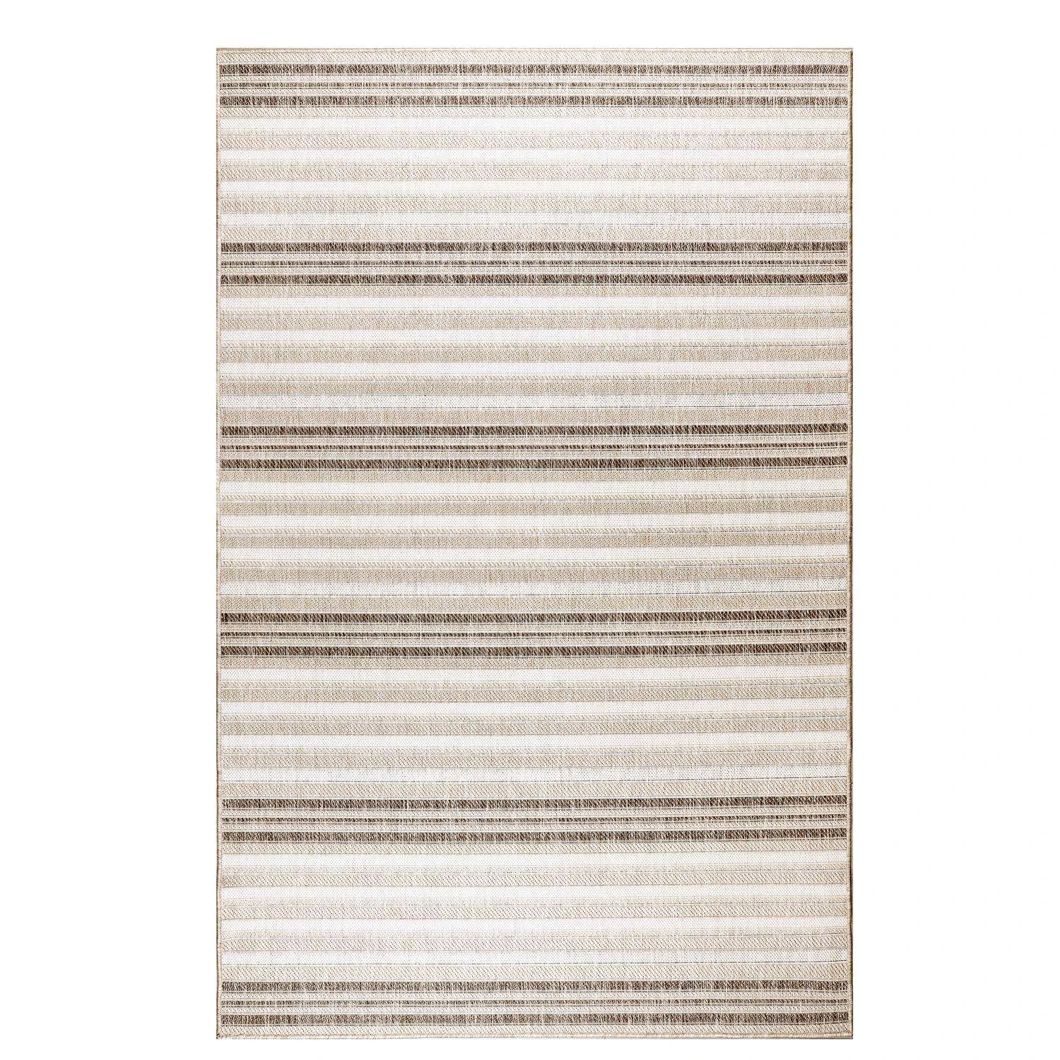 Liora Manne Malibu 4.83 Ft. W X 7.5 Ft. L Neutral Faded Stripe Polypropylene Rug 3 Liora Manne Malibu 4.83 Ft. W X 7.5 Ft. L Neutral Faded Stripe Polypropylene Rug