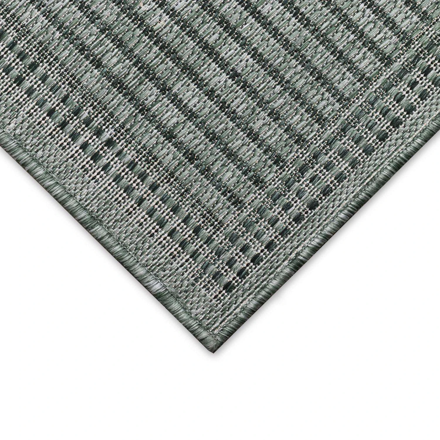 Liora Manne Malibu 4.83 Ft. W X 7.5 Ft. L Green Simple Border Polypropylene Rug 5 Liora Manne Malibu 4.83 Ft. W X 7.5 Ft. L Green Simple Border Polypropylene Rug - Image 3