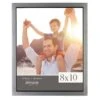 Pinnacle Satin Black/Silver Metal Picture Frame 10.9 In. H X 9 In. W