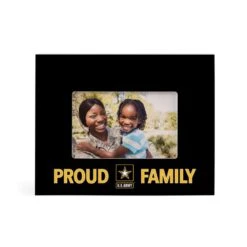 PGD Proud Army Family Black Wood Picture Frame 7.63 In. H X 9.63 In. W
