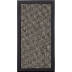 WJ Dennis Conforto 39 In. W X 20 In. L Black/Brown Floor Mat