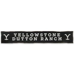 Open Road Brands Paramount 7 In. H X 0.38 In. W X 44 In. L Black Wood Yellowstone Dutton Ranch Wall