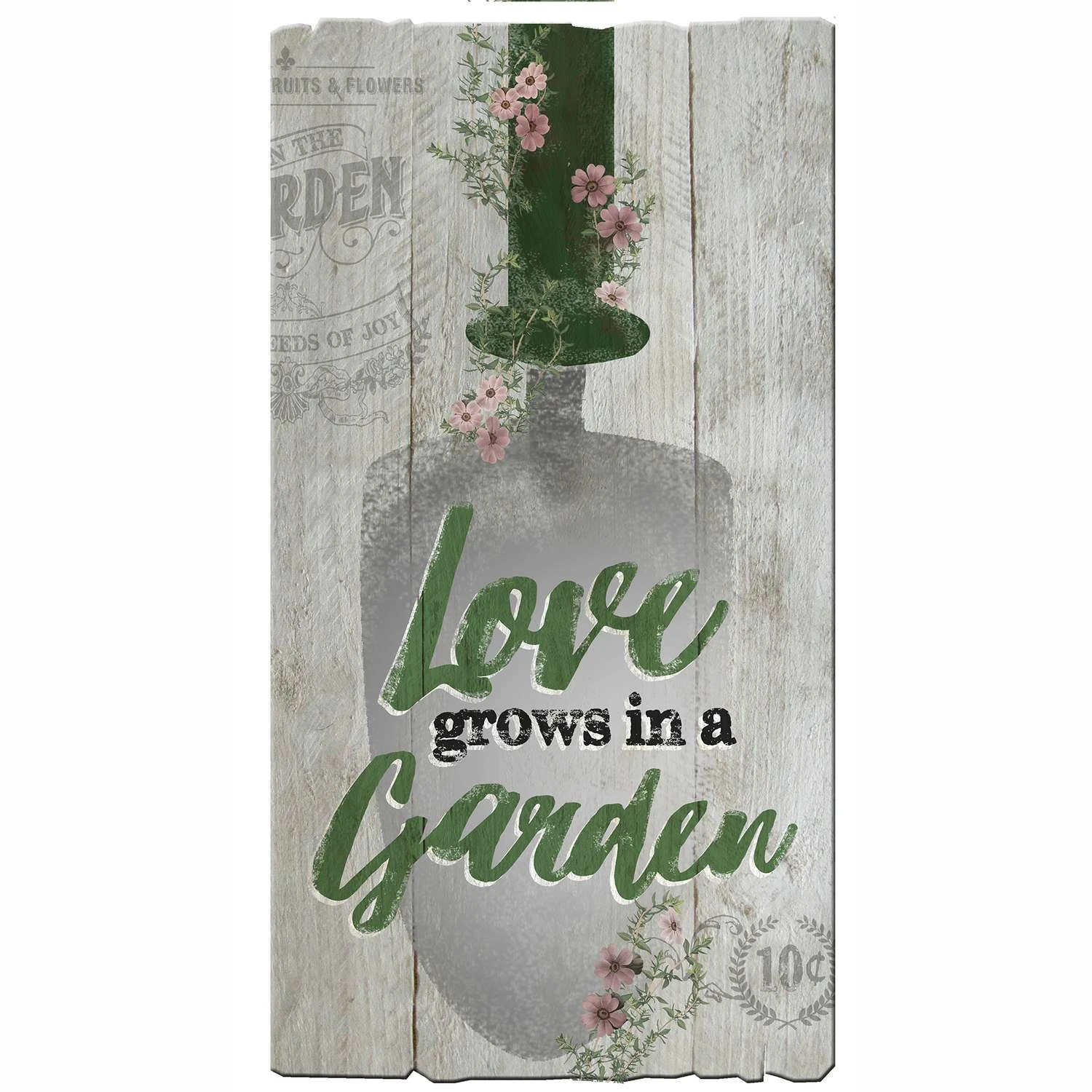 Oak Patch Gifts In The Garden 17 In. H X 1 In. W X 9 In. L Multicolored Wood Wall Art 3 Oak Patch Gifts In The Garden 17 In. H X 1 In. W X 9 In. L Multicolored Wood Wall Art