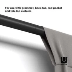 Umbra Zen Matte Black Curtain Rod 32 In. L X 128 In. L 19 Umbra Zen Matte Black Curtain Rod 32 In. L X 128 In. L -Umbra || Yankee Candle Sales 4a03a0b2 a178 4f39 9c23 1a8a715bb7ab