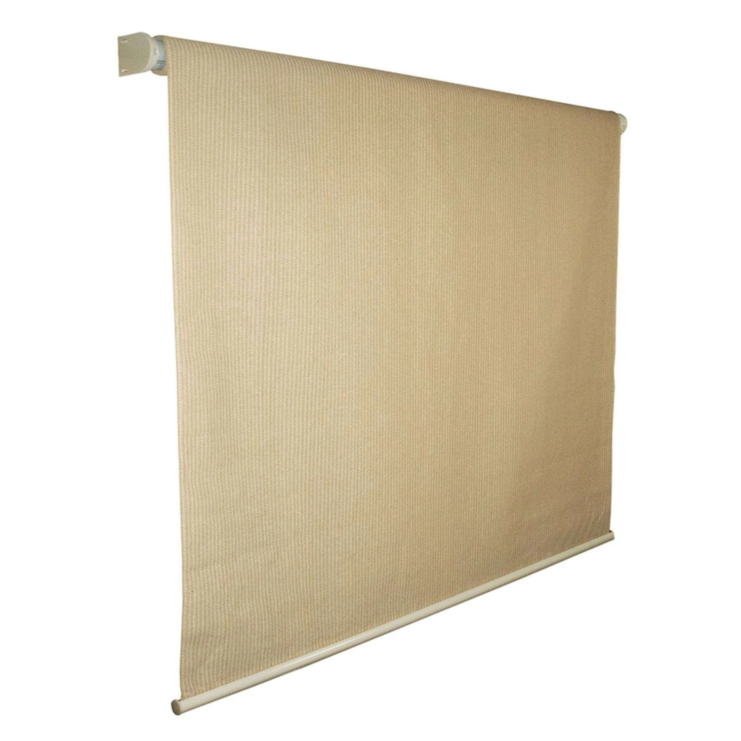 Coolaroo Beige Roll-Up Exterior Window Shade 72 In. W X 72 In. L 3 Coolaroo Beige Roll-Up Exterior Window Shade 72 In. W X 72 In. L
