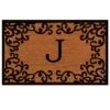 Calloway Mills Chateaux Monogram 1.5 W X 2.5 L Black/Brown Rectangular Coir Door Mat -Umbra || Yankee Candle Sales 593af51f dd71 4207 acef fd3601dc39e6
