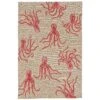 Liora Manne Capri 3.5 Ft. W X 5.5 Ft. L Natural/Orange Octopus Polyester Accent Rug 1 Liora Manne Capri 3.5 Ft. W X 5.5 Ft. L Natural/Orange Octopus Polyester Accent Rug -Umbra || Yankee Candle Sales 59ee9810 c5d9 4f9d 816d dbe2b31ca9c4