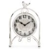 Westclox 7.29 In. H X 2.56 In. W X 9.85 In. L Weathered White Metal Table Clock -Umbra || Yankee Candle Sales 5a2fc48a 9408 4153 9717 93f960480df0