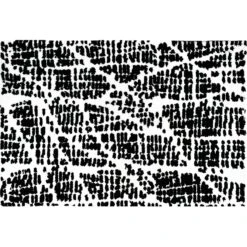 Simple Space 21 In. W X 33 In. L Black/White Afton Accent Rug