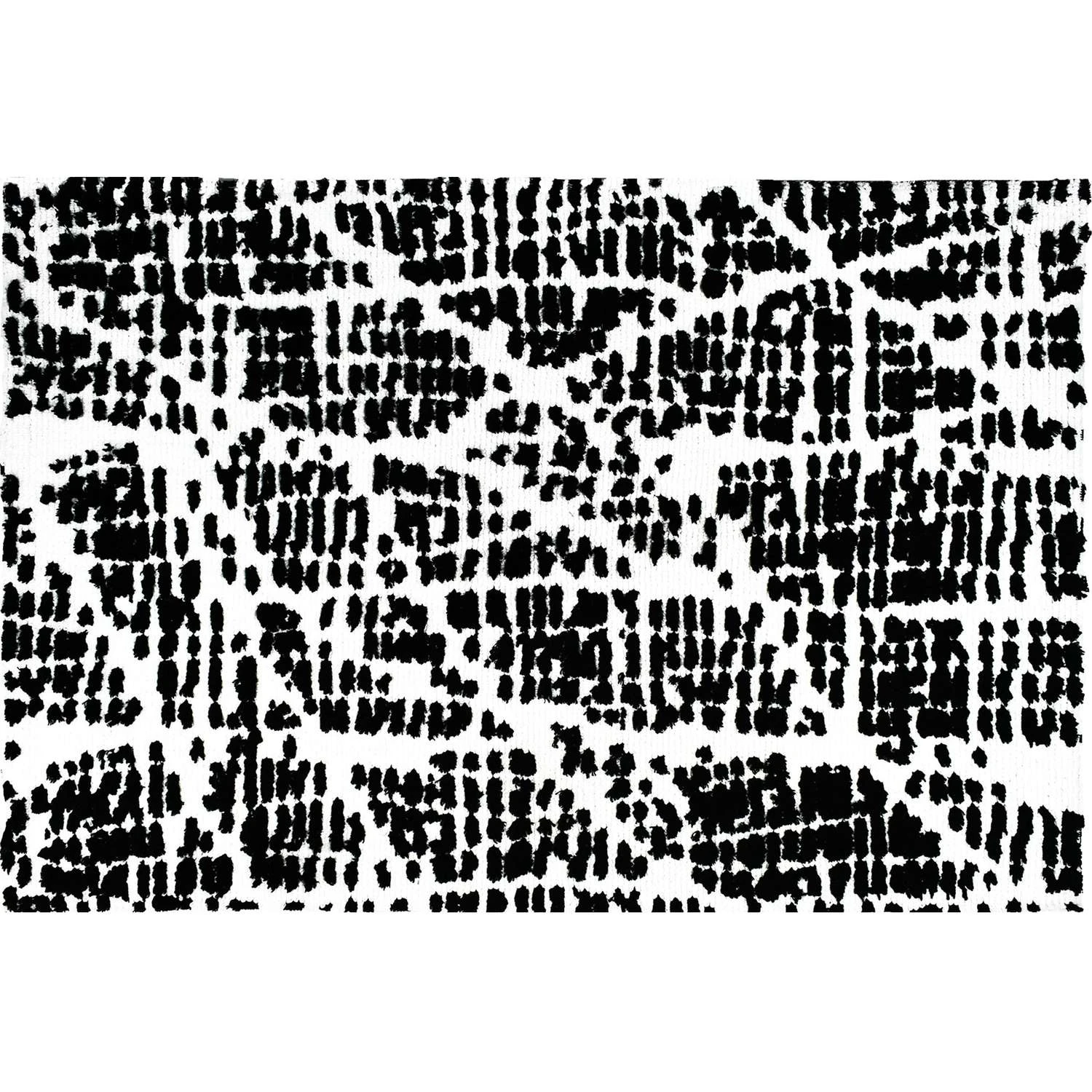 Simple Space 21 In. W X 33 In. L Black/White Afton Accent Rug 3 Simple Space 21 In. W X 33 In. L Black/White Afton Accent Rug