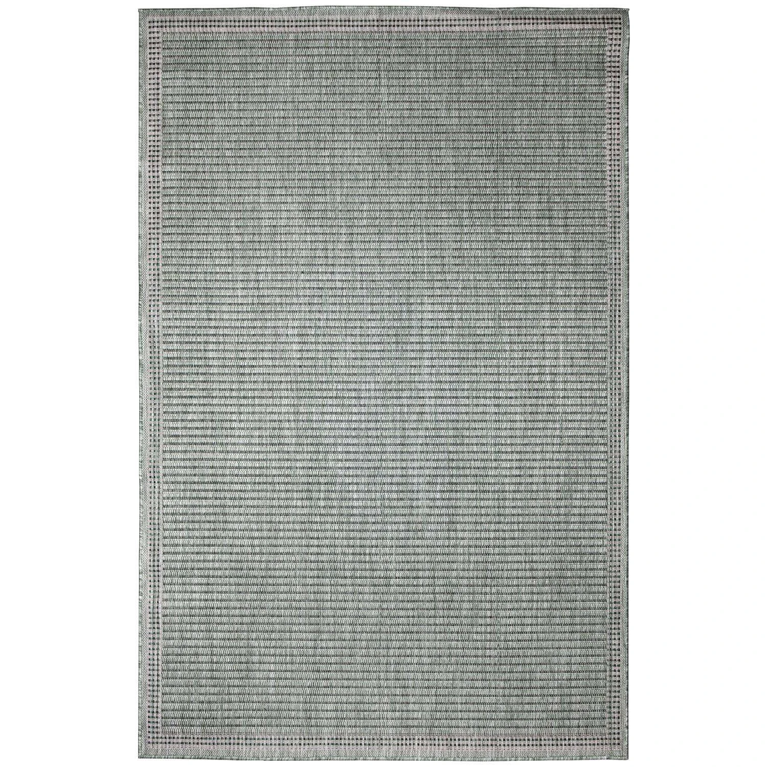 Liora Manne Malibu 4.83 Ft. W X 7.5 Ft. L Green Simple Border Polypropylene Rug 3 Liora Manne Malibu 4.83 Ft. W X 7.5 Ft. L Green Simple Border Polypropylene Rug