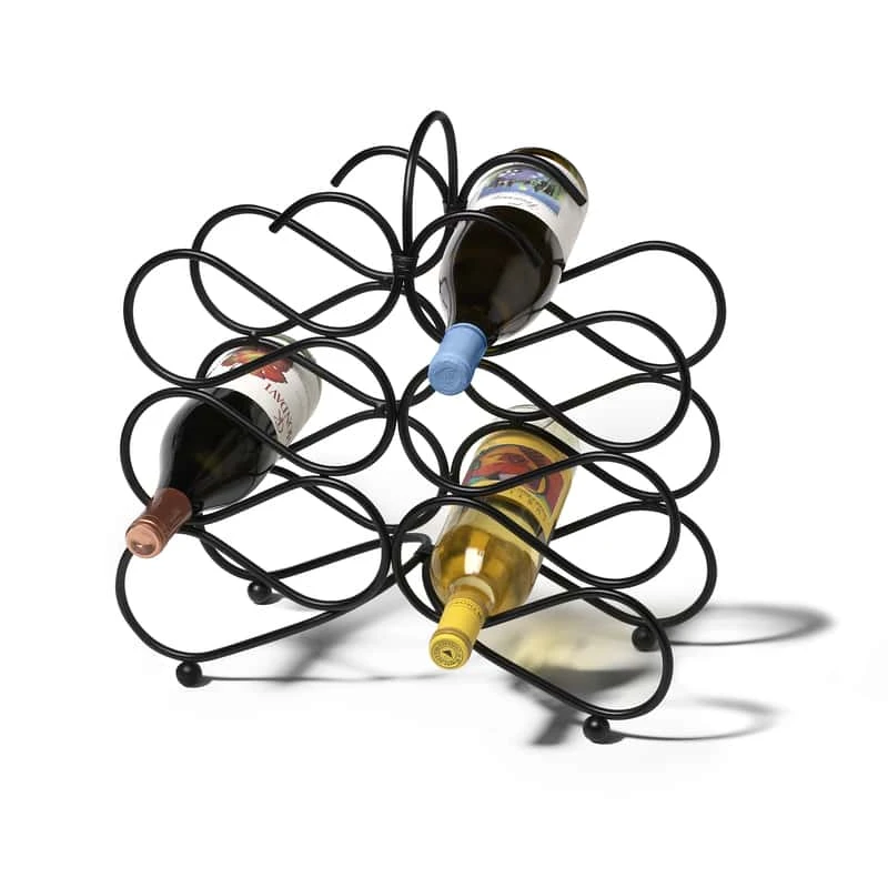 Spectrum 16.5 In. H X 16 In. W X 6.5 In. L Steel Wine Rack 3 Spectrum 16.5 In. H X 16 In. W X 6.5 In. L Steel Wine Rack