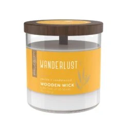 Candle-Lite Essential Elements White Vanilla/Sandalwood Scent Candle 16 Oz