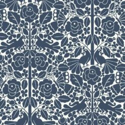 Magnolia Home By Joanna Gaines 20.5 In. W X 33 Ft. L Fairy Tales Blue Paper Wallpaper