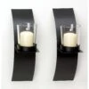 Gallery Of Light 8 In. H X 4.75 In. W X 2.375 In. L Black/Clear Glass/Metal Wall Sconces 1 Gallery Of Light 8 In. H X 4.75 In. W X 2.375 In. L Black/Clear Glass/Metal Wall Sconces -Umbra || Yankee Candle Sales 6c43c2b3 1227 4616 ba2c a64ee5e7f1f2