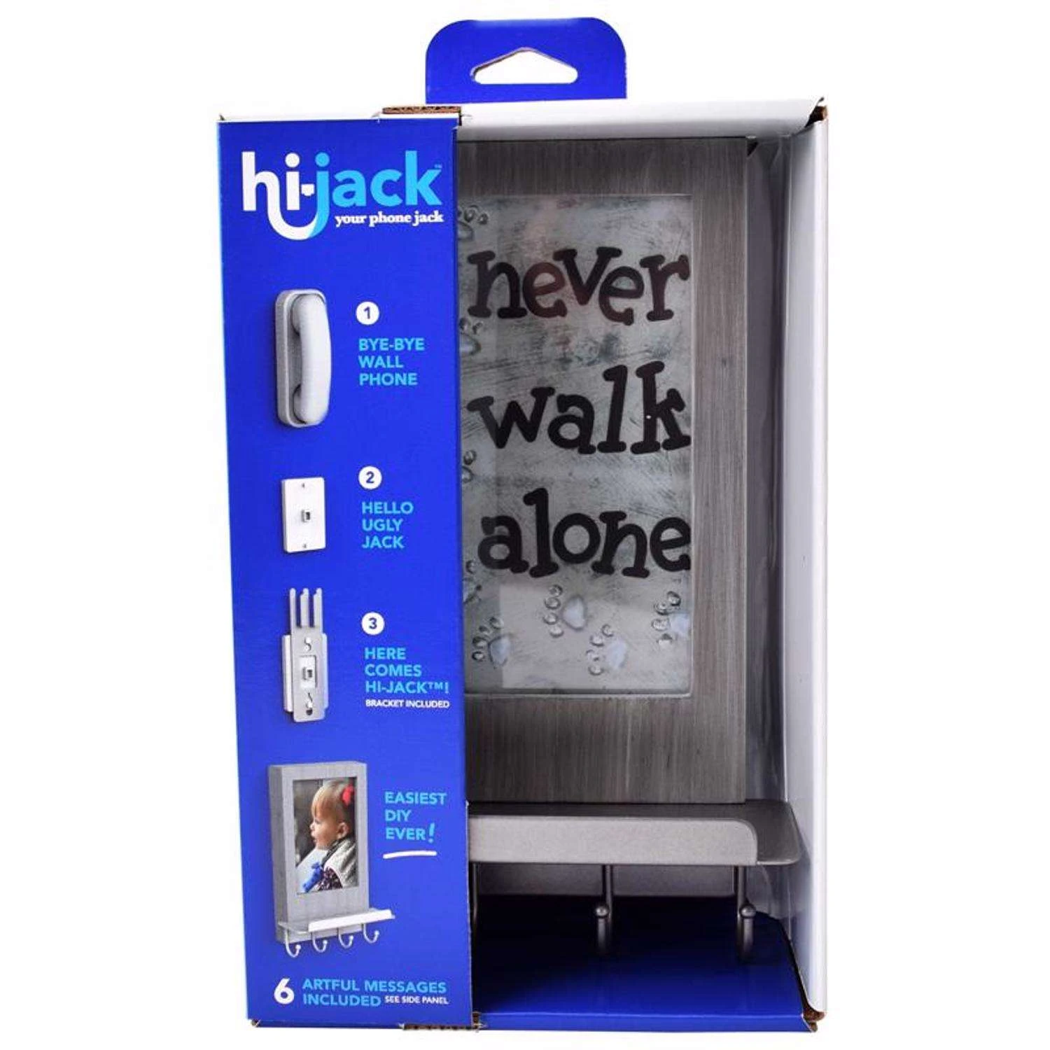 Hi-Jack 11 In. H X 3.5 In. W X 6.25 In. L Gray Metal/Wood Decor/Frame/Key Holder 3 Hi-Jack 11 In. H X 3.5 In. W X 6.25 In. L Gray Metal/Wood Decor/Frame/Key Holder