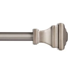 Kenney Oil Rubbed Pewter Fast Fit Milton Curtain Rod 36 In. L X 66 In. L