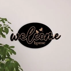 P. Graham Dunn 15 In. H X 0.75 In. W X 30.25 In. L Black MDF Welcome Home Wall Decor -Umbra || Yankee Candle Sales 7fdb3625 f16d 4134 b162 0938f23825de