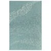 Liora Manne Carmel 4.83 In. W X 7.5 In. L Aqua Casual Polypropylene Accent Rug -Umbra || Yankee Candle Sales 80bbd1e4 0bc5 42f1 846b 4f081a6610fe