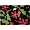 Jellybean 20 In. W X 30 In. L Multicolored Poinsettia & Holly Toss Polyester Accent Rug -Umbra || Yankee Candle Sales 86e9d7e9 303b 436b ad6b 4a0abe956dee