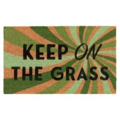 Liora Manne Natura 1.5 In. W X 2.5 In. L Multi-color Novelty Coir Door Mat