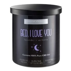 Candle-Lite Essential Elements White Lavender/Verbena Scent Candle